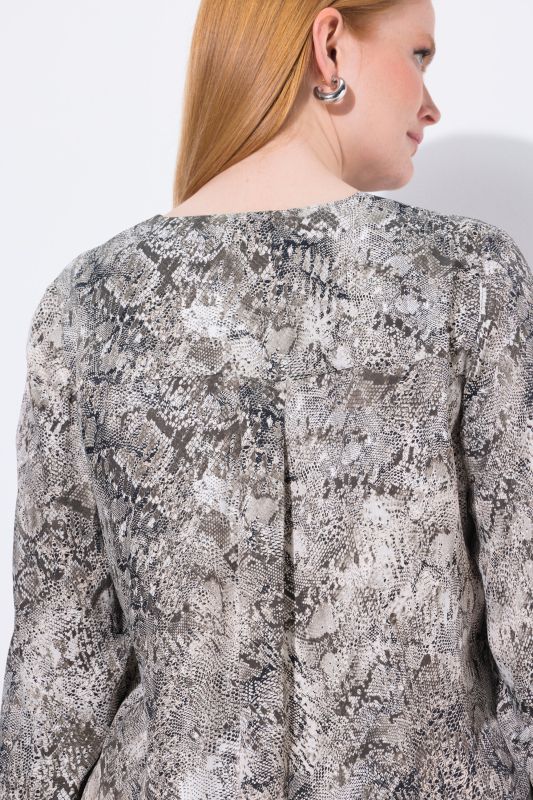 Туника със змийски принт