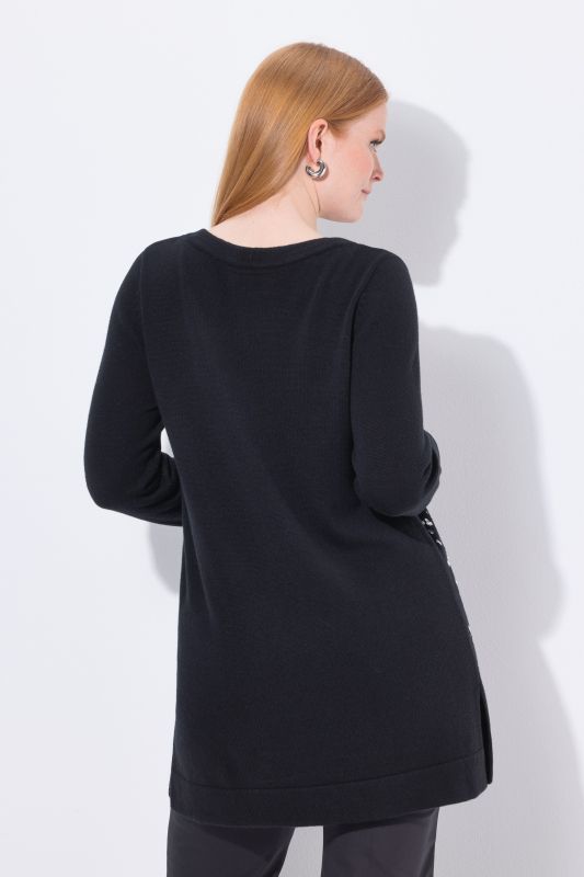 Пуловер с пайети