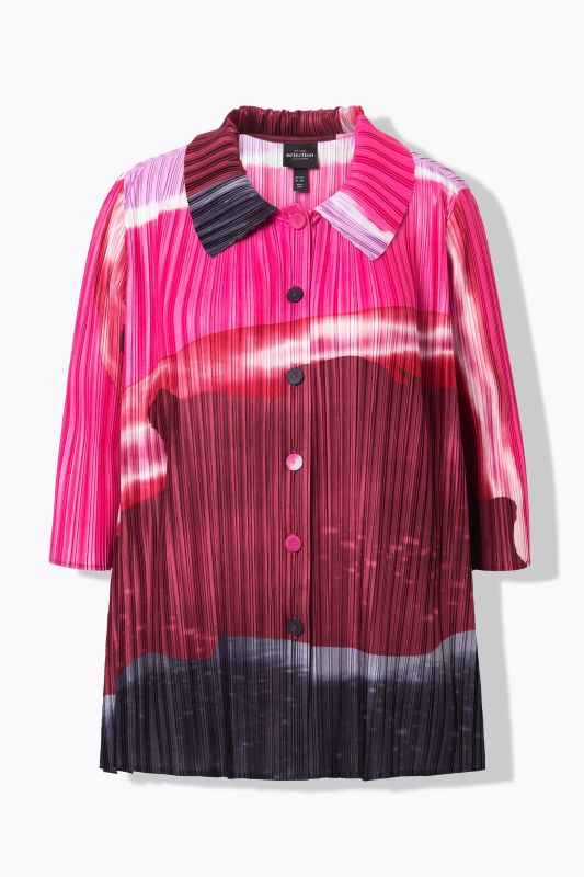 Риза плисирана с райета