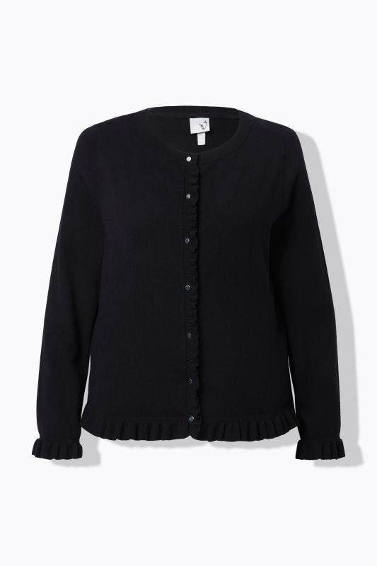 Жилетка с къдрави акценти