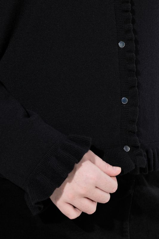 Жилетка с къдрави акценти