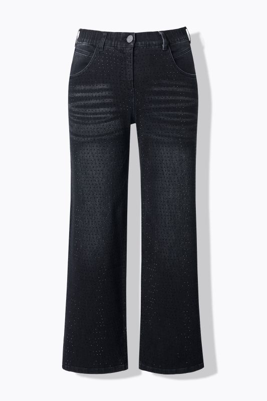 Дънки с бляскави камъчета 