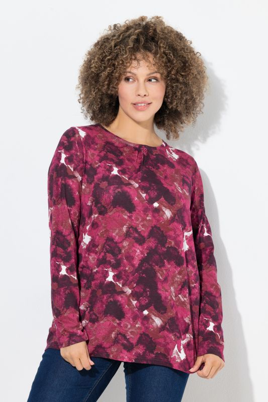 Тениска с абстрактен принт