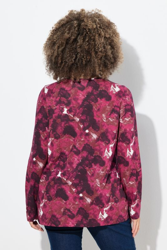 Тениска с абстрактен принт