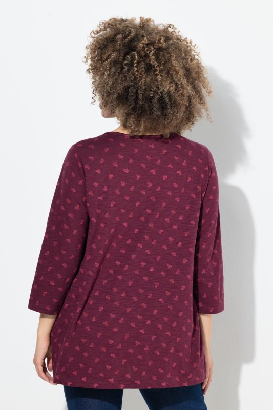 Тениска с принт на цветя