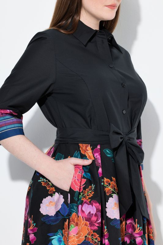 Country Style Button Down Shirt Dress