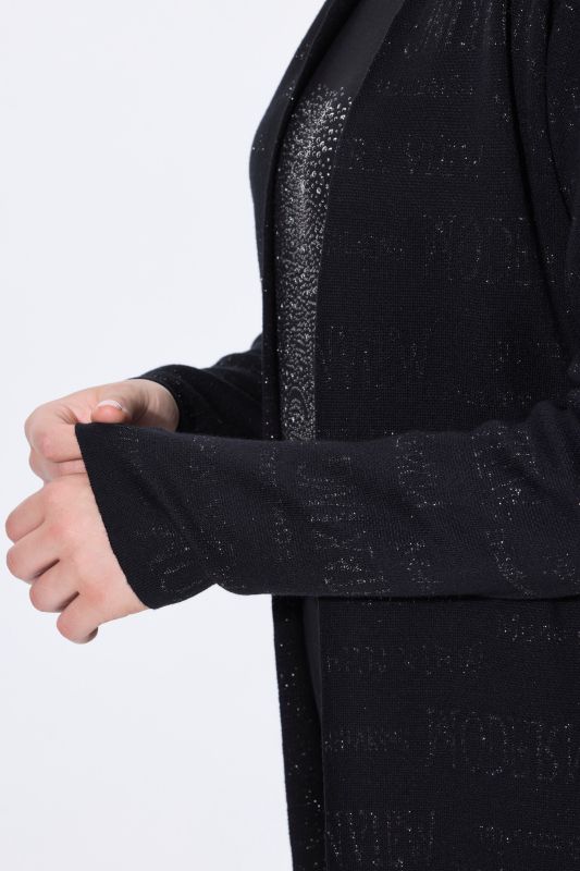 Жилетка с бляскави акценти