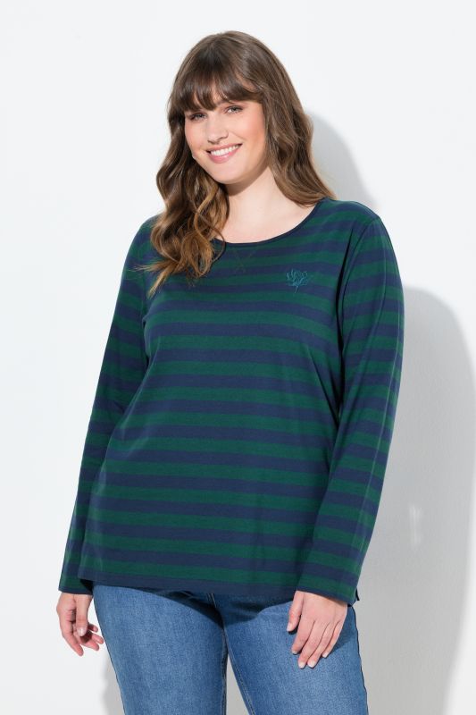 Блуза памучна с райета