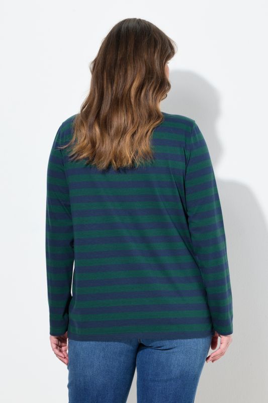 Блуза памучна с райета