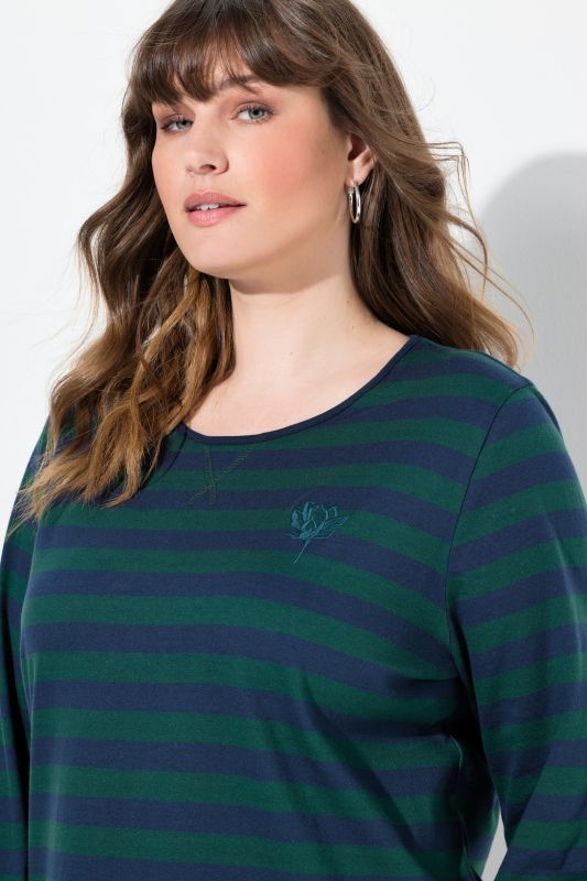 Блуза памучна с райета