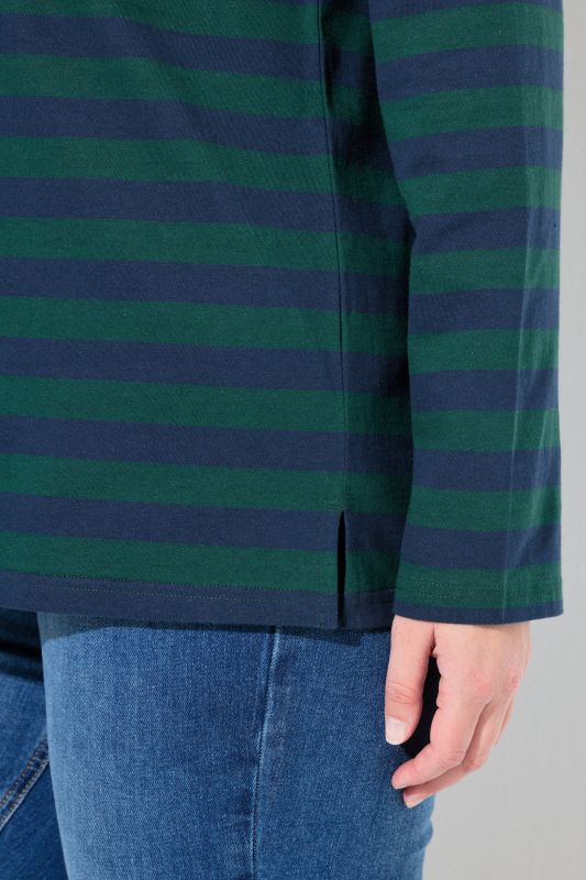 Блуза памучна с райета