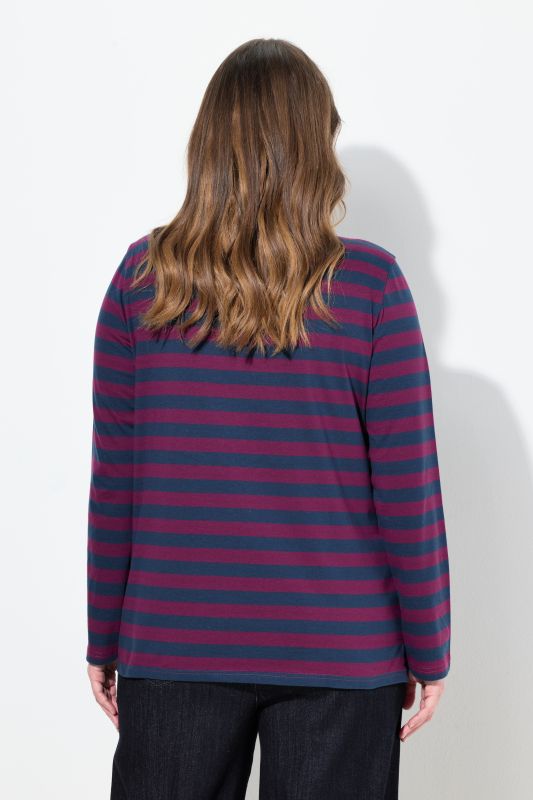 Блуза памучна с райета