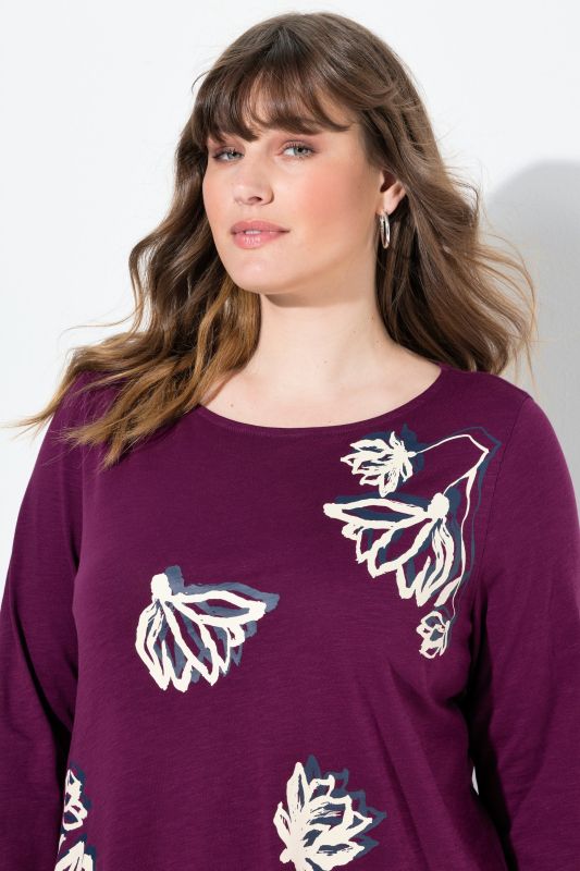 Тениска с флорален принт