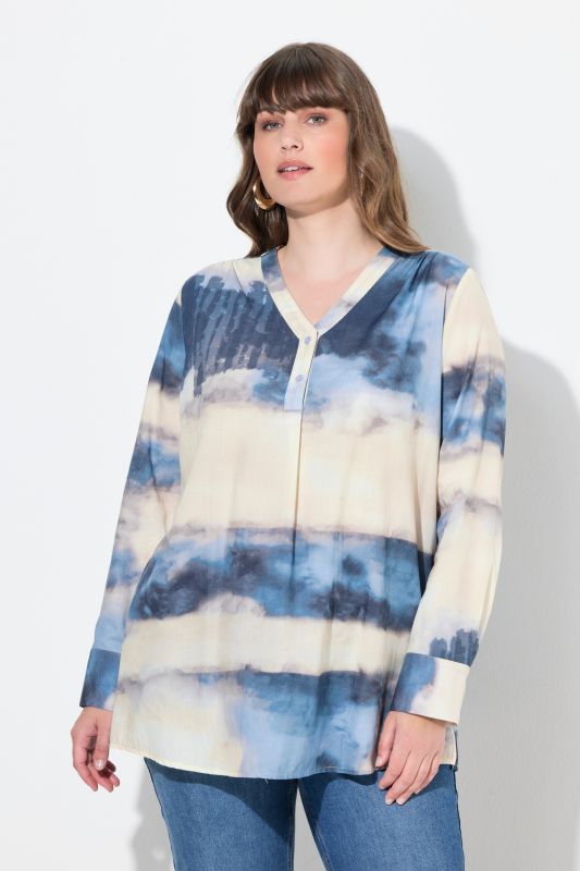 Туника с батиков принт