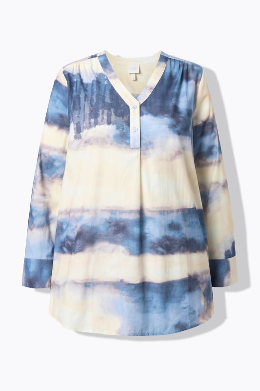 Туника с батиков принт