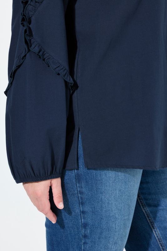 Туника с къдрав акцент