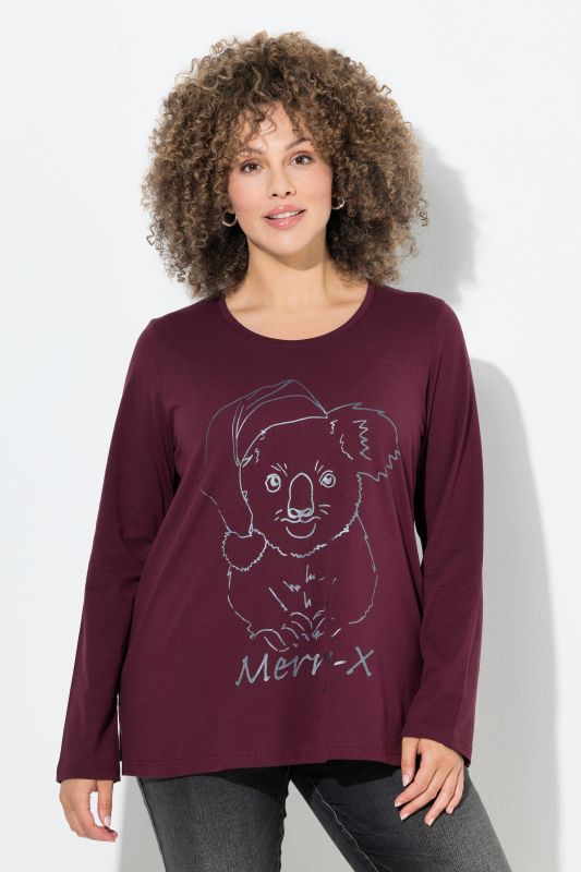 Тениска коледна с принт