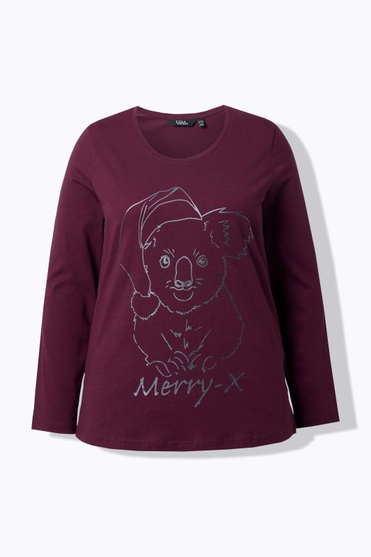 Тениска коледна с принт