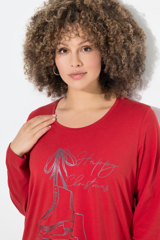 Тениска коледна с принт