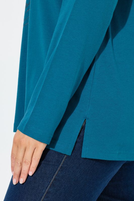 Тениска коледна с принт