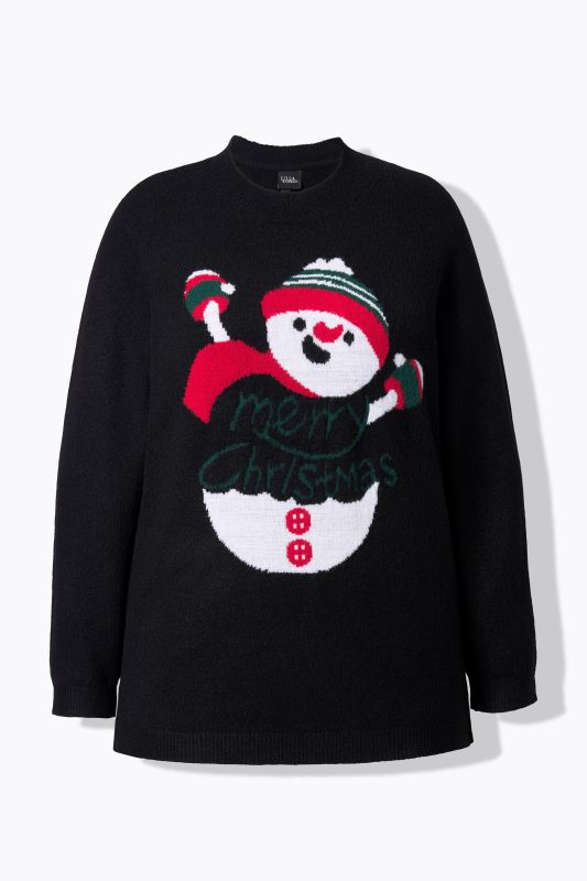 Пуловер с коледен мотив