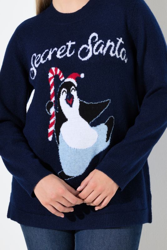 Пуловер с коледен мотив