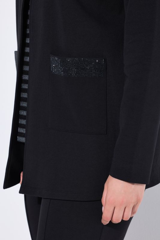 Сако с декоративни камъчета