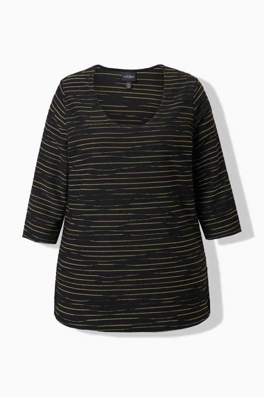 Тениска с бляскави вълни