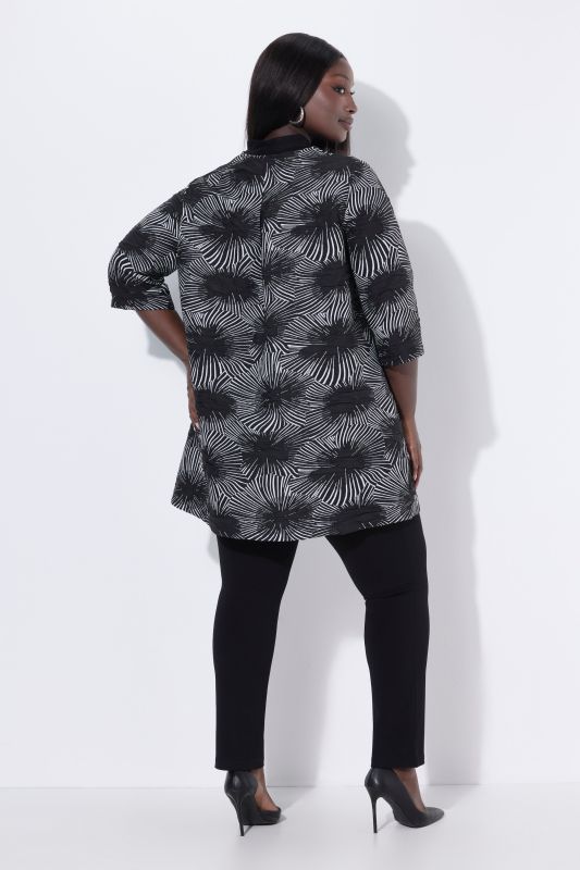 Сако с абстрактен принт