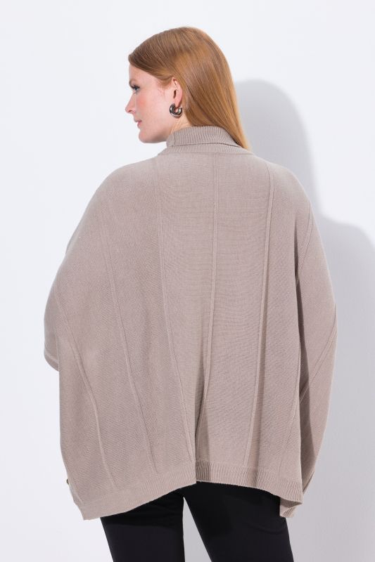 Пончо от рипсена плетка