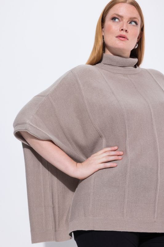 Пончо от рипсена плетка