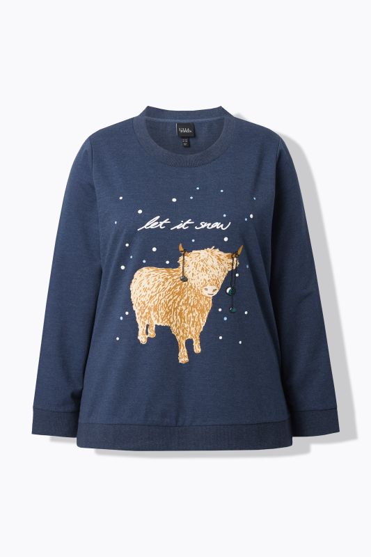 Суитчър със снежен принт