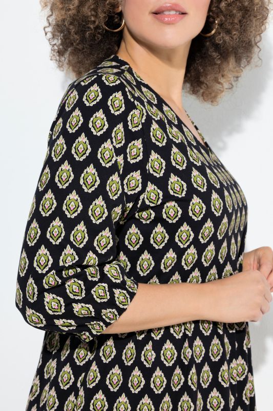 Рокля трикотажна с принт