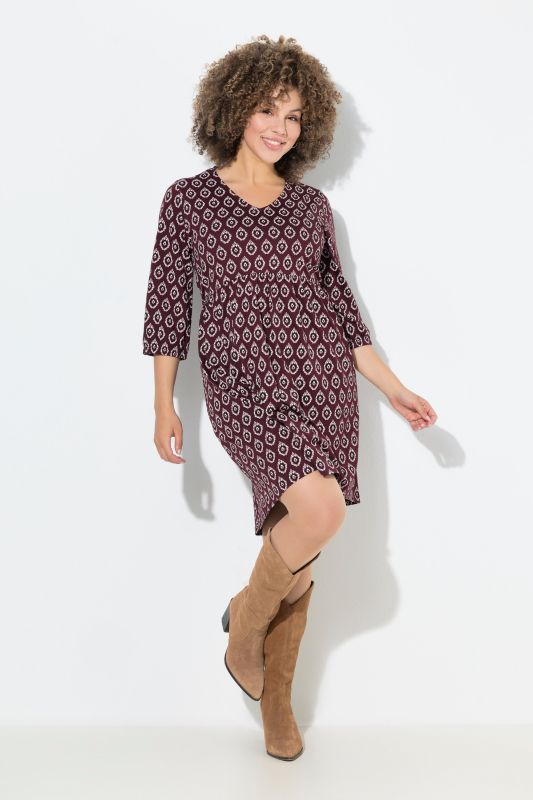 Рокля трикотажна с принт