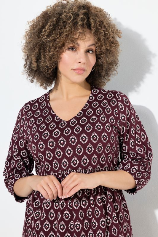 Рокля трикотажна с принт