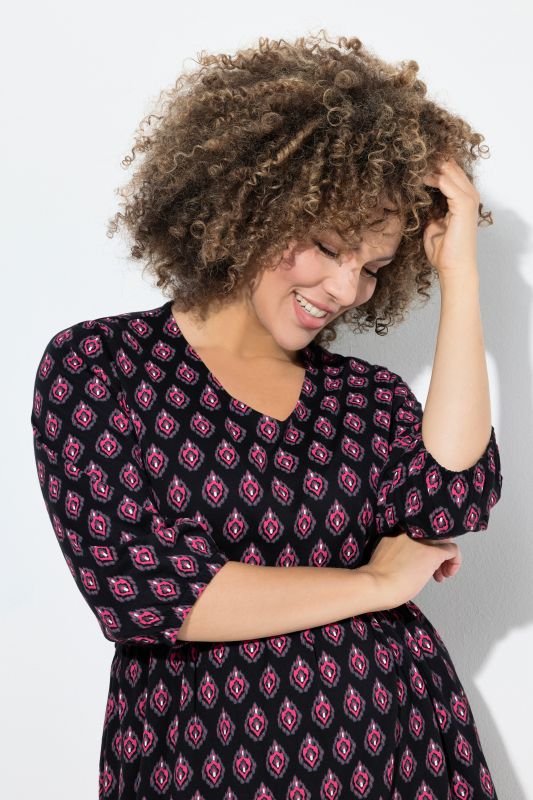 Рокля трикотажна с принт