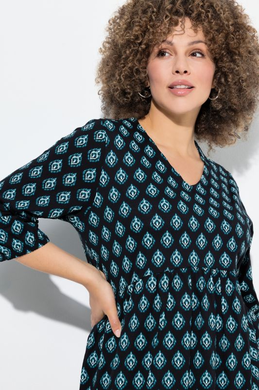 Рокля трикотажна с принт