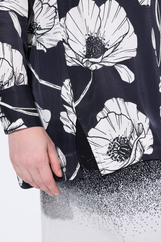 Блуза с ботанически принт