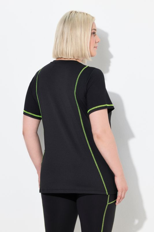 Тениска с неонови шевове