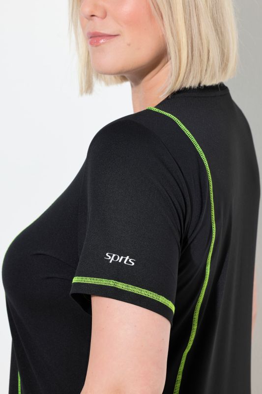 Тениска с неонови шевове