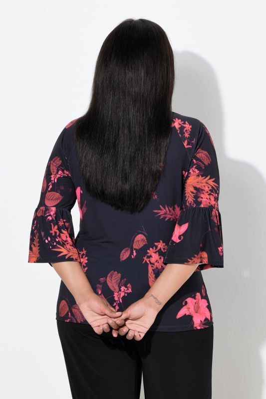 Блуза с ботанически принт