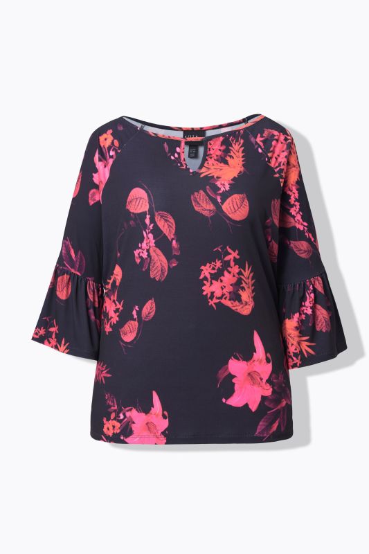Блуза с ботанически принт
