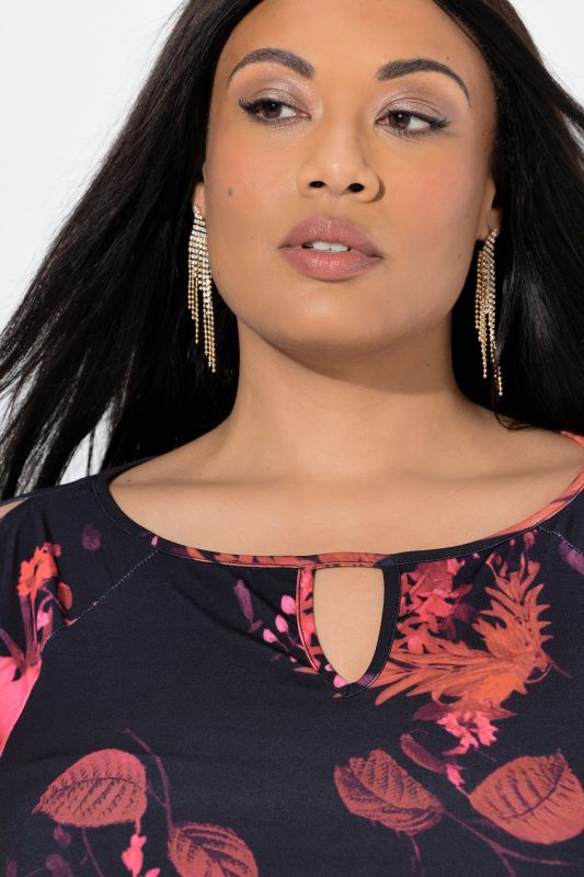 Блуза с ботанически принт