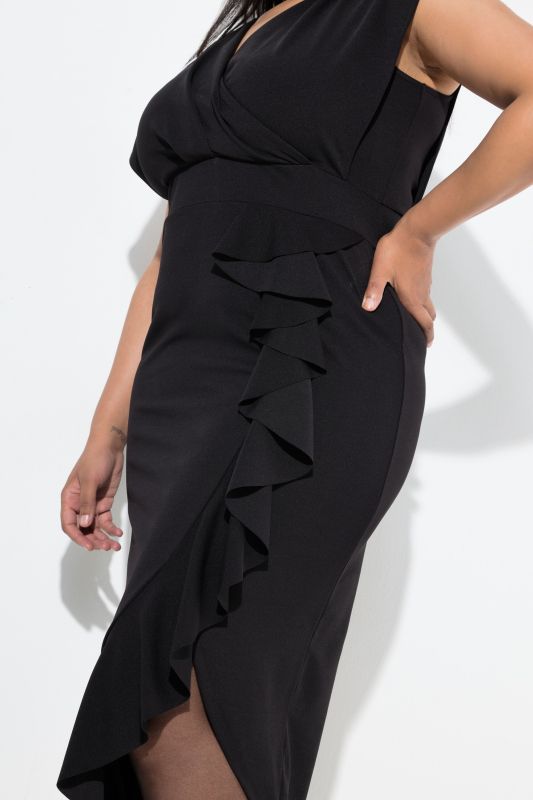 Рокля трикотажна с акцент