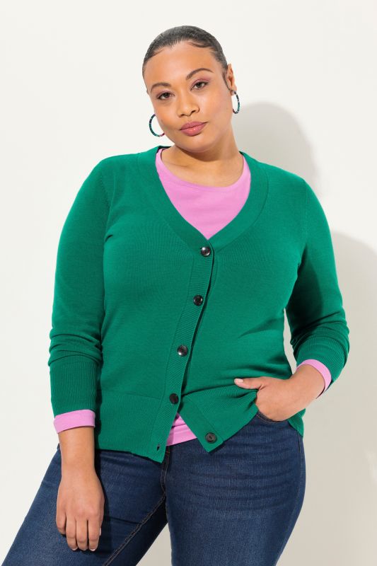 Classic Button Cardigan Sweater