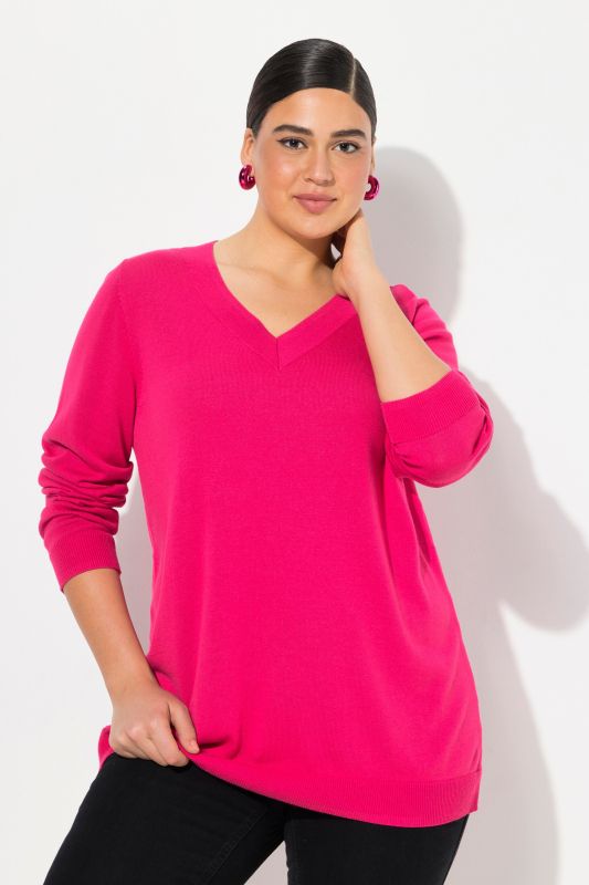 Casual V-Neck Long Sleeve Sweater