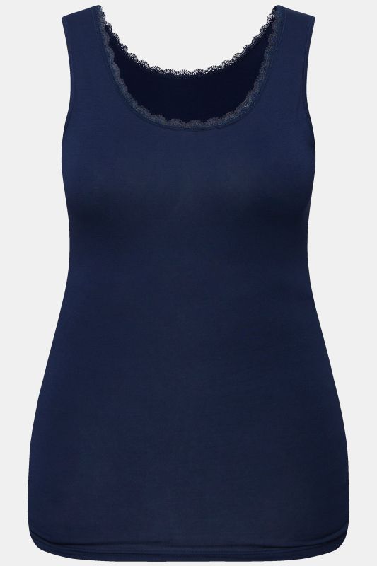 Потник с дантела на деколтето