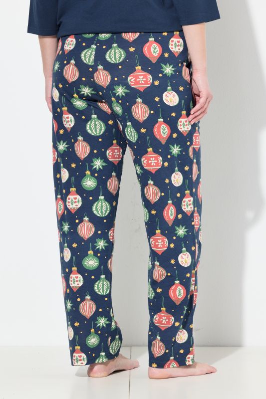 Пижама с коледен принт