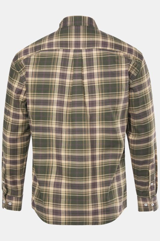 Риза с кариран принт