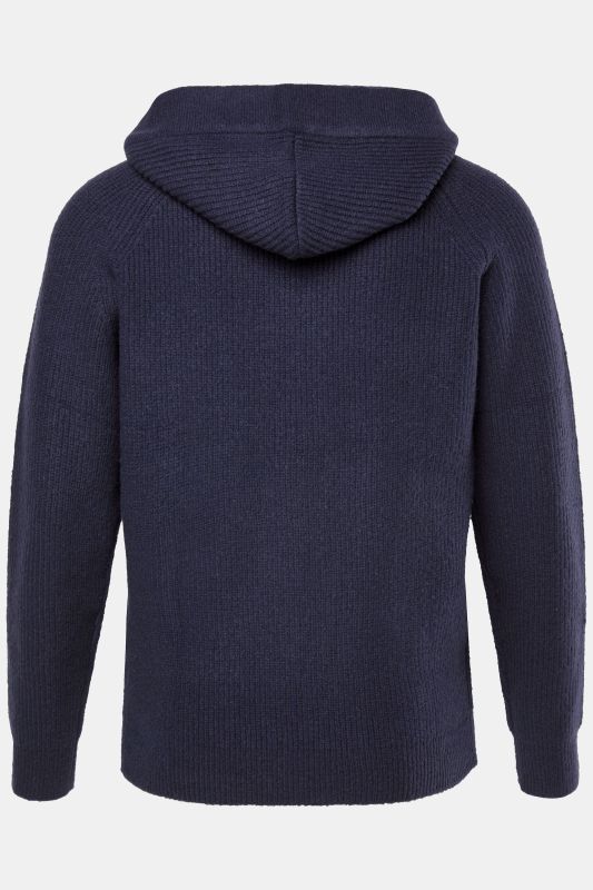 Knitted hoodie